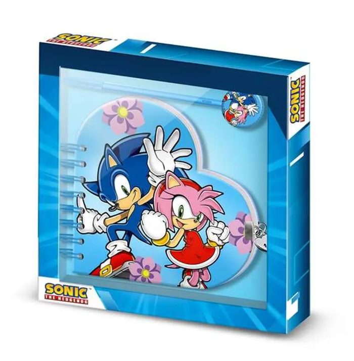 Spiral Notebook with Pen Sonic Blue 160 Sheets 23 x 2,5 x 24 cm